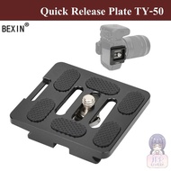 QUICK RELEASE PLATE TY-50 สำหรับขาตั้งกล้อง SIRUI มาตรฐาน Arca Swiss by JRR ( Quick release plate TY50 / TY50X for SIRUI )