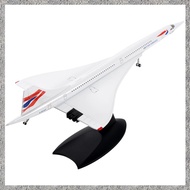 (RUGD) 1/200 Concorde Supersonic Passenger Aircraft Model for Static Display Collection