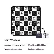 FPSTORE BLACKDOG Outdoor Ultrasonic Aluminum Film Picnic Mat Moisture-Proof Mat Khemah Camping Groun