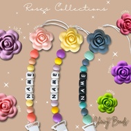 🔥READY STOCK‼️🔥 Custom Personalized Baby Name Pacifier/Teether Silicone Baby Chain Toys 3-4 months  