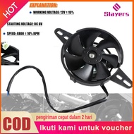 Kipas Pendingin Sepeda Motor 12V Pendingin Oli Mesin Radiator Listrik Cocok untuk Aksesori Motocross