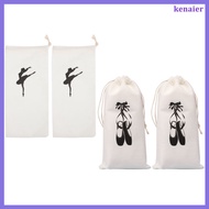 💍 4pcs Drawstring Bags for Ballet Pointe Shoes – Travel Storage Ballet Accessory Organizer