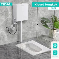 closet jongkok with flush tanki gantung