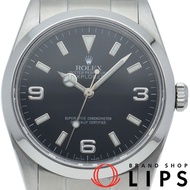 勞力士探險家型 1 114270 (D淨化草本) - 附錶盒、保固卡、不鏽鋼、男士腕錶、黑色、拋光、成色極佳 [二手]