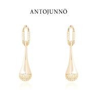 ANTOJUNNO earring 14k gold 925silver zircon