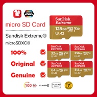 Sandisk Extreme Up To 190MB/S MicroSD Card A2 Class 10   16GB / 32GB / 64GB / 128GB / 256GB / 512GB 