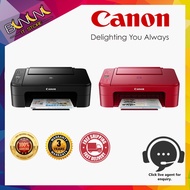[Ready Stock] Canon E3370 Pixma Wireless All-in-One Printer (Black / Red) (New replacement model for E3170)
