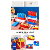 L_ LunchBox 217 A916 A911 Lego Mix | Cute & Unique LEGO Shaped Children's Lunch Box