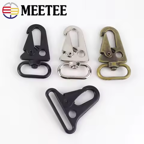 4/10pcs 20/25/32/38mm Lobster Carbiner Metal Buckles Clasp for Outdoor Backpack Belt Webbing Hook Bu