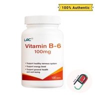 LAC Vitamin B-6 100mg (100 Tablets)