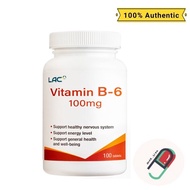 LAC Vitamin B-6 100mg (100 Tablets) (Exp. Date: 8/24)