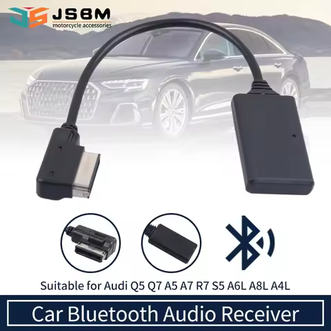 JSBM Bluetooth For Car Wireless Aux Adapter AMI bluetooth Music Adapter for Audi VW MMI 3G MDI Audi 