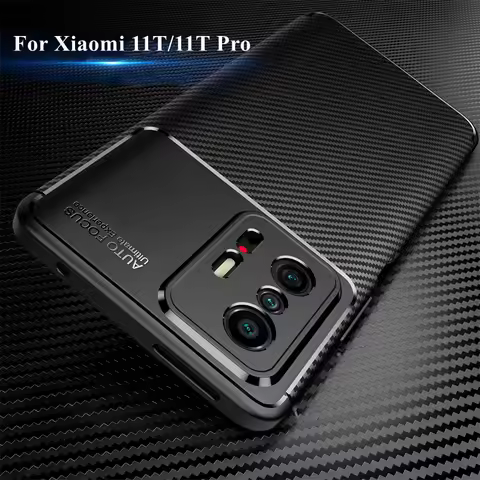 For Xiaomi 11T Pro Case Cover For Xiaomi 14T 11T Pro Fundas Luxury Business Soft Silicone Protective