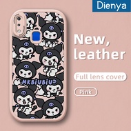 เคส Dienya สำหรับ Vivo Y91 Y1s Y91C Y91i Y95 Y97ลายการ์ตูนลาย Kuromi ซนดีไซน์ใหม่เคสใส่โทรศัพท์หนังซ