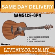 Ibanez AAM54CE-OPN Advanced Acoustic Series Acoustic Electric Guitar, Open Pore Natural (AAM54CEOPN/