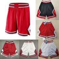 Chicago Bulls Shorts Embroidered Retro Basketball Short Pants for Men