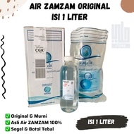 AIR ZAMZAM 1 Liter ASLI ORIGINAL 100% Zam zam 1L zam-zam mineral water moya mai zhamzham murni gift 