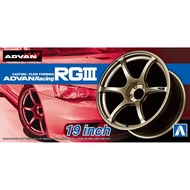 Car Model 1/24 Aoshima 19 Inch Wheel - Advan Racing RG III Plamo Modelkit Sport Rims