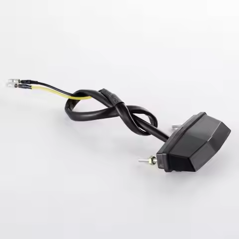 87HE 12V Motorcycle License Plate Lights Waterproof LED Lamp Decoration License Lamps