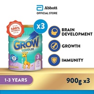 [Bundle of 3] Grow Toddler Growing-up Formula Stage 3 (900g)