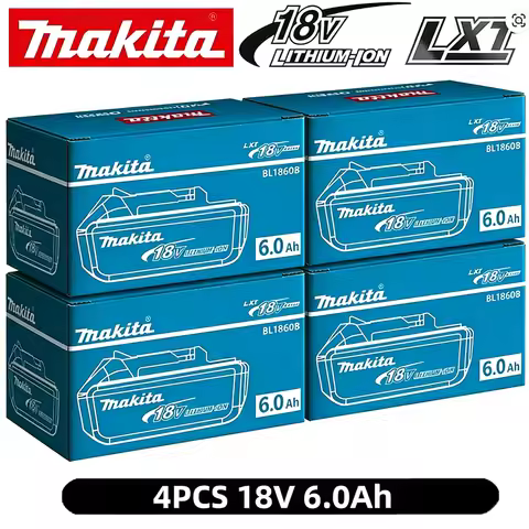 18V 6.0Ah Original Makita 18V 6000mAh battery, Makita DTW700 DHW180 DGH181 DTD173 DAS180 DDF487 DTW2