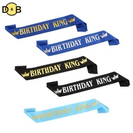 [DB] Birthday King Sash for Men Boy Happy 16th 18th 20th 30th Birthday Party Decor TH