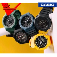 CASIO G-SHOCK GA-2100 นาฬิกาข้อมือชาย สายเรซิ่น (ประกัน CMG 1 ปี) รุ่น GA-2100-1A3DR (สีดำ เข็มพรายน้ำ) GA-2100-1A1DR (สีดำขีดดำ) GA-2100-2ADR (สีน้ำเงิน) GA-2100-4ADR (สีแดง)