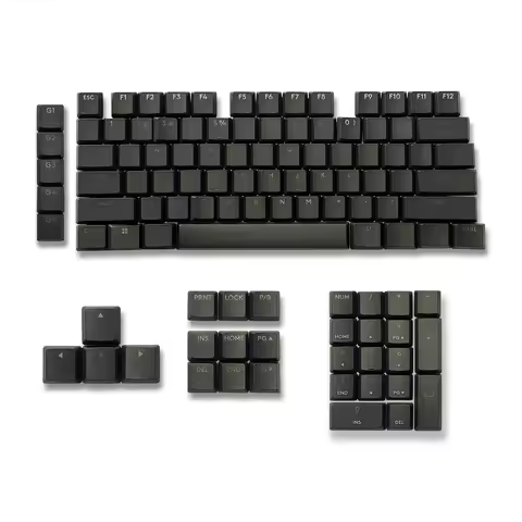 1 Set PBT Backlit Keycaps For Logitech G515 / G915X / G915 X LIGHTSPEED TKL Keyboard Low Prifile Kai
