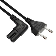 Mahalink Domestic Ac Figure-8 L-Shaped Power Cable 3m Ml-Bl004 Ac 220V 2.5A 0.75mm X 2C Laptop