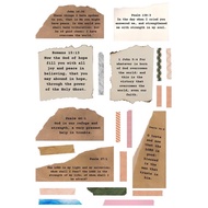 Bible Verse Stickers/ Vinyl waterproof/Sticker paper/ With Topcoat
