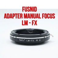 Fusnid Lens Adapter | LM - FX | Leica ML/M Lens to Lenses to Body Camera Fuji Film FX Fujifilm Mount