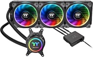 Thermaltake Floe 360mm, TR4 Exclusive, 16.8 Million Color Software Enabled (TT RGB Plus/Alexa/Razer Chroma), AIO CPU Liquid Cooler CL-W235-PL12SW-A, Black