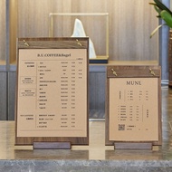 Customized Menu Menu Splint Stand A4 Price Display Card Table Card Printing Coffee Table Card Menu D