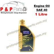 SAE 40 Engine Oil Minyak Enjin SAE40 For Petrol Diesel NGV Engine 1Liter - Minyak Hitam