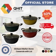 24/26/28/30cm Thickened Composite Bottom Diamond Non-stick Pot Soup Pot Induction Cooker Gas Stove