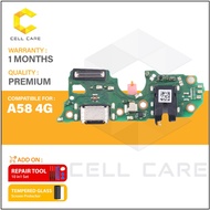 Charging Board For OPPO A58 4G CPH2577 (With Mic HANDFREE JACK BOARD)