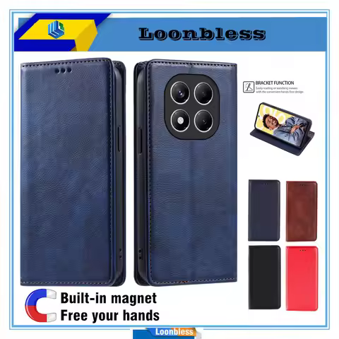 Flip Leather Phone Holster For Redmi Note 15 Case Redmi Note 15 Pro Cover Xiaomi Case Redmi Note15 4