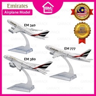 [GMRACK] MODEL KAPAL TERBANG/AIRCRAFT MODEL AIRPLANE MODEL - EMIRATES AIRLINE EM340 EM380 EM777