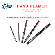 Straight Hand Reamer H8 3mm 4mm 5mm 6mm 7mm 8mm 9mm 10mm 11mm 12mm HSS Iron Reamer Drill