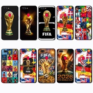 for 3c OPPO A11K A12E 1A2 A12S A15 A15S A16K A16 A16S A37 FIFA2026 Fashionable soft black phone case