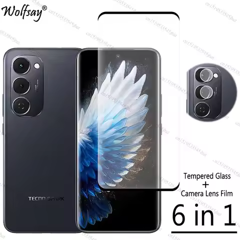 Tempered Glass For Tecno Spark 40 Pro Plus Screen Protector Tecno Spark 40 Pro+ Camera Glass For Tec