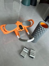 回彈腹輪（Ab Roller Wheel）負重手環 按摩滾筒