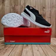 PM ST ACTIVATE RUNNING SHOES - 369122 01 PUMA BLACK-PUMA WHITE - ORI