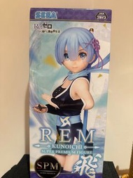 SEGA 出品的《Re:從零開始的異世界生活》雷姆（Rem）忍者版超級優質（SPM）公仔