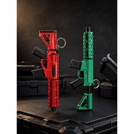 Tactical Keychain, keychain imitation M4 carbine , 3D printed