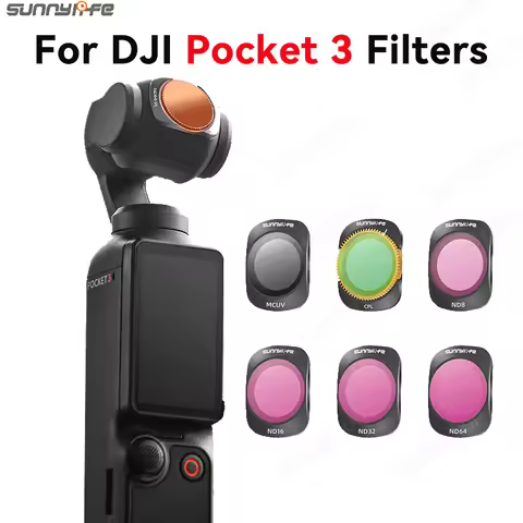 Magnetic ND Filter Set for DJI OSMO Pocket 3 CPL ND8 ND16 ND32 ND64 ND8PL ND16/PL ND32/PL ND64/PL Ca