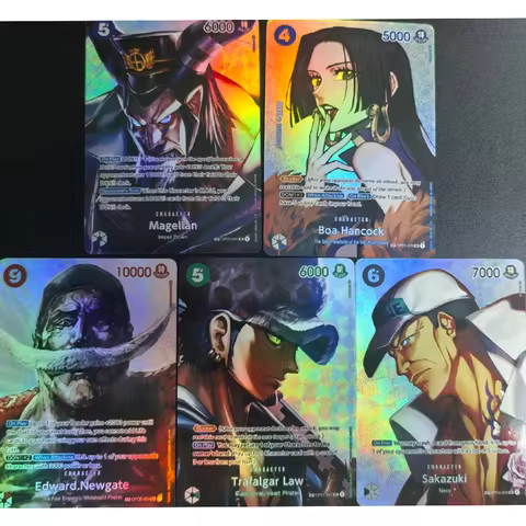 Diy One Piece Op02 Series English Version Magellan Boa Hancock Edward Newgate Trafalgar Law Sakazuki