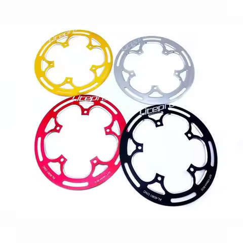 LITEPRO Bike Chain Wheel Guard For 130BCD 52/54T Chainring Aluminum Alloy Protection Cover EIEIO Bic