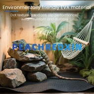 [♥Heart]  Reptile Carpet Bedding Easy-to-clean Bedding Terrarium Mat Non-slip Substrate Liner for Be