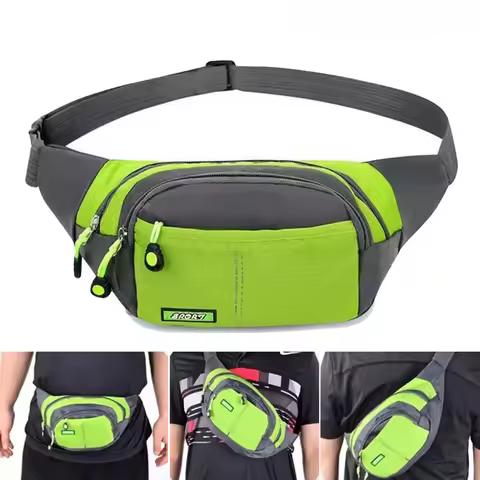 Waterproof Waist Bag Phone Belt Bags Men Women Pouch Outdoor Sports Bags Multifunctional Cycling Run